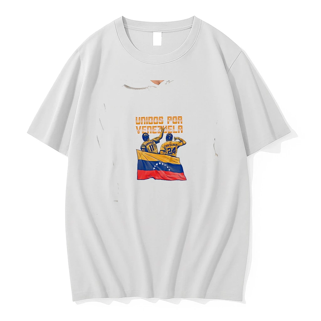 Officials Jackson Chourio William Contreras Milwaukee Brewers Unidos Por Venezuela Mlb Premium T Shirt Sweatshirt Hoodie
