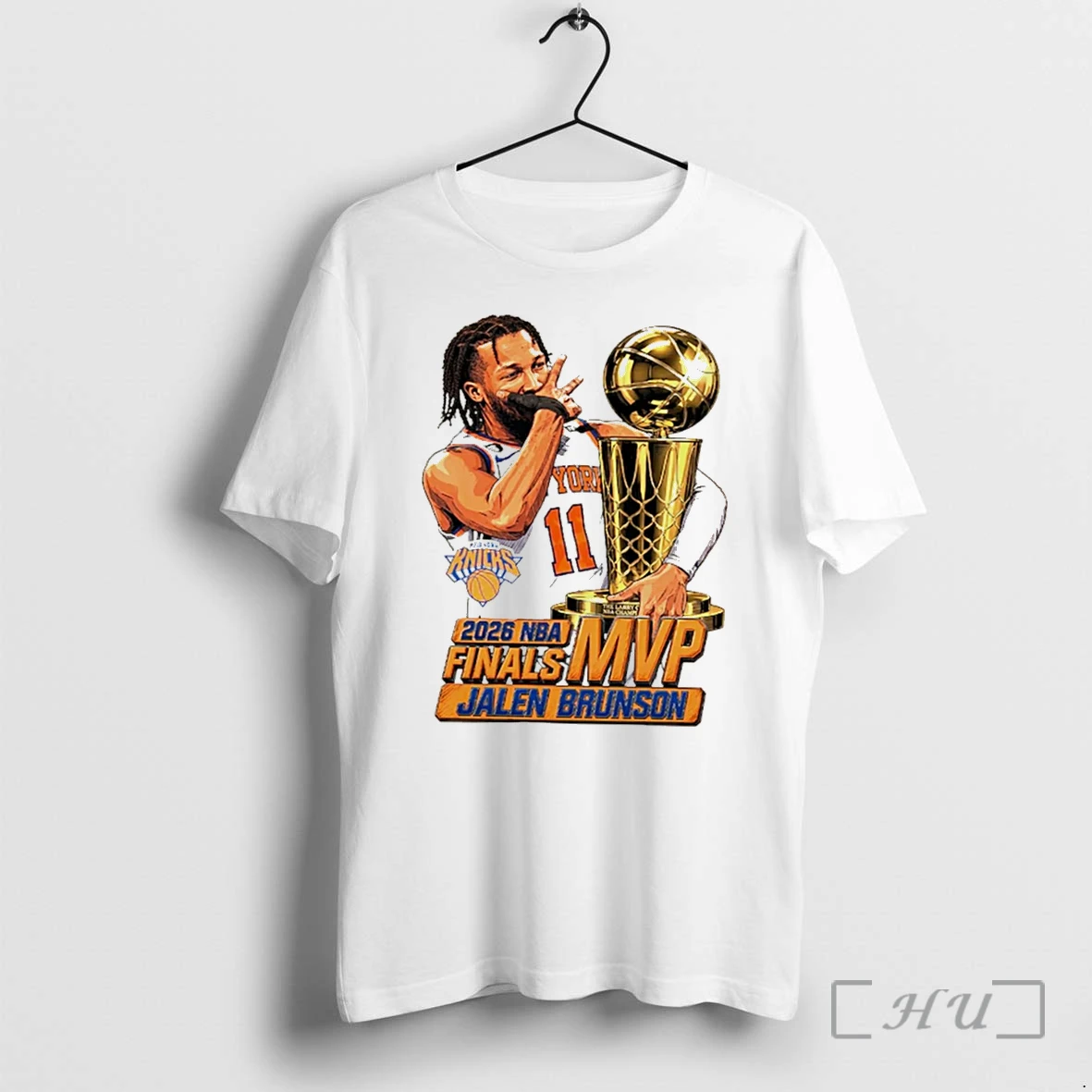 Officials Jalen Brunson New York Knicks 2026 Nba Finals Mvp Champions Trophy Tee Premium T Shirts Sweater Hoodie