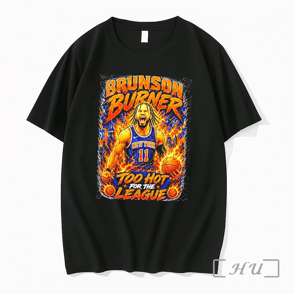 Officials Jalen Brunson New York Knicks 2026 Nba Champions Too Hot For The League Tee Premium T Shirts Sweater Hoodie