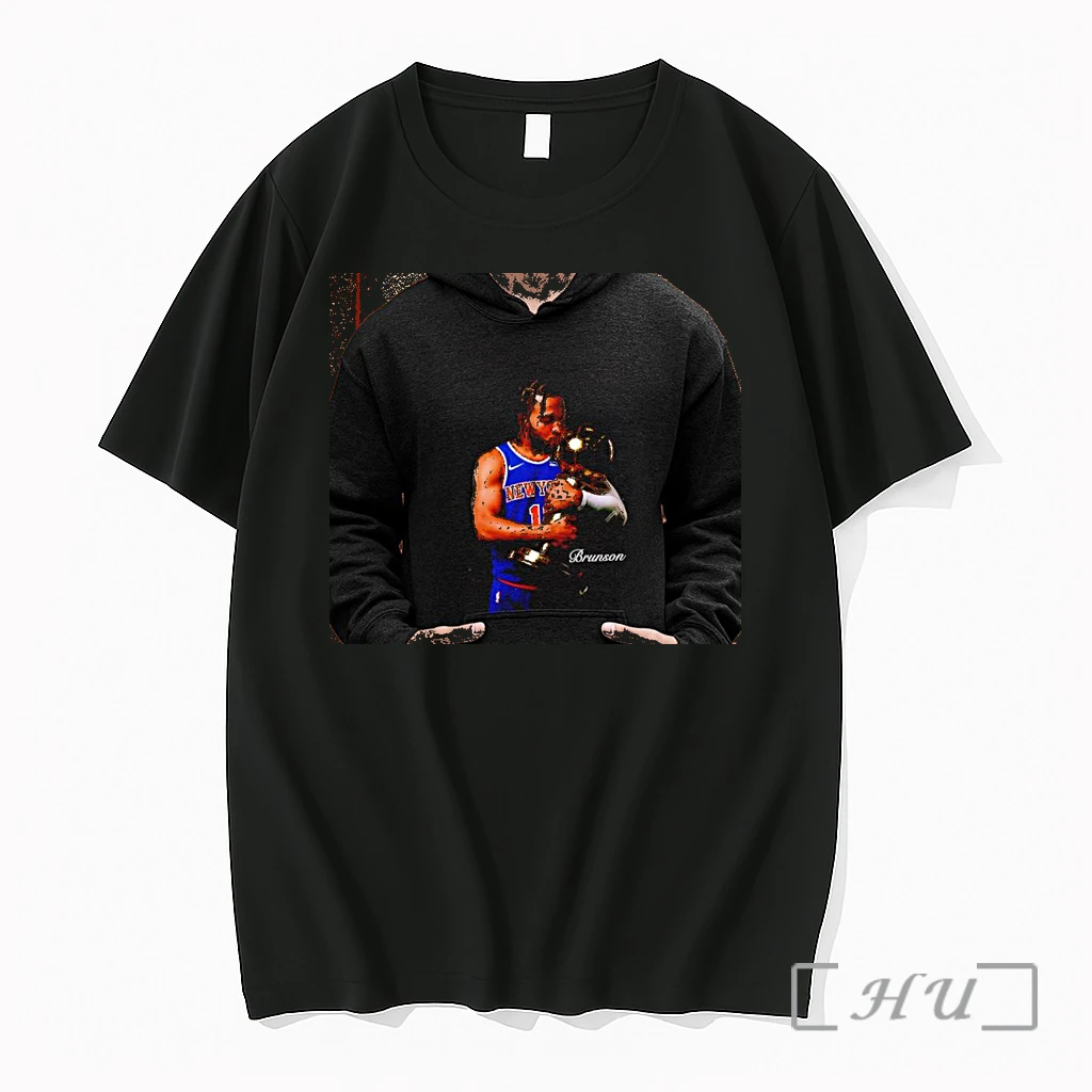 Officials Jalen Brunson New York Knicks Nba Champions 2026 Larry O Brien Championship Trophy Premium T Shirts Sweater Hoodie