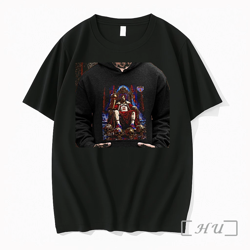 Officials Jalen Brunson New York Knicks Nba Champions 2026 The King On The Throne Premium T Shirts Sweater Hoodie