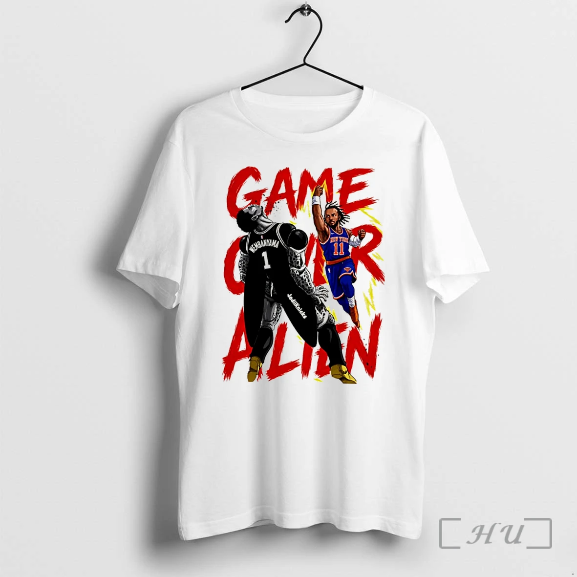Officials Jalen Gohan Brunson Is H I M Brunson Knockout Wembanyama Tee Premium T Shirts Sweater Hoodie