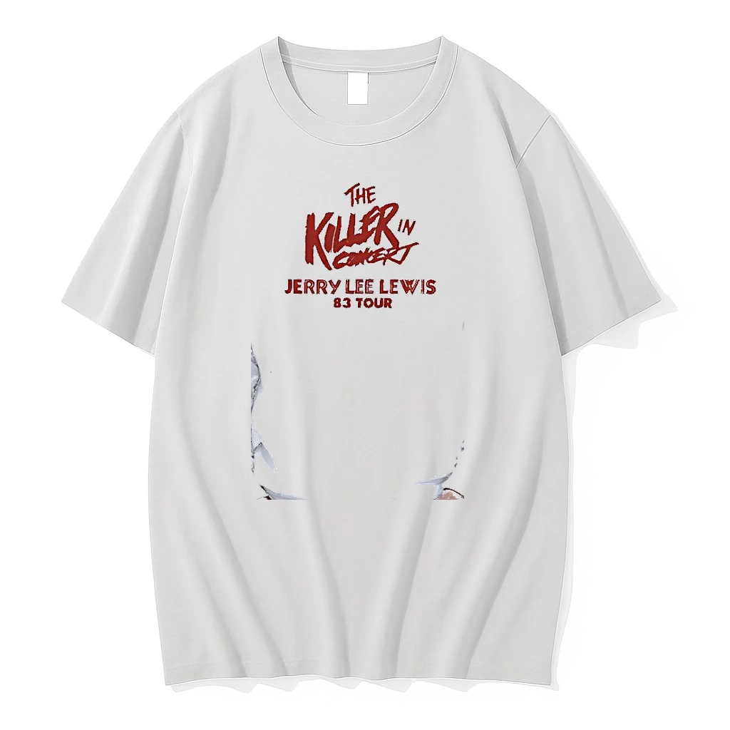 Officials Jerry Lee Lewis The Killer In Concert 83 Tour Premium T Shirt Sweatshirt Hoodie