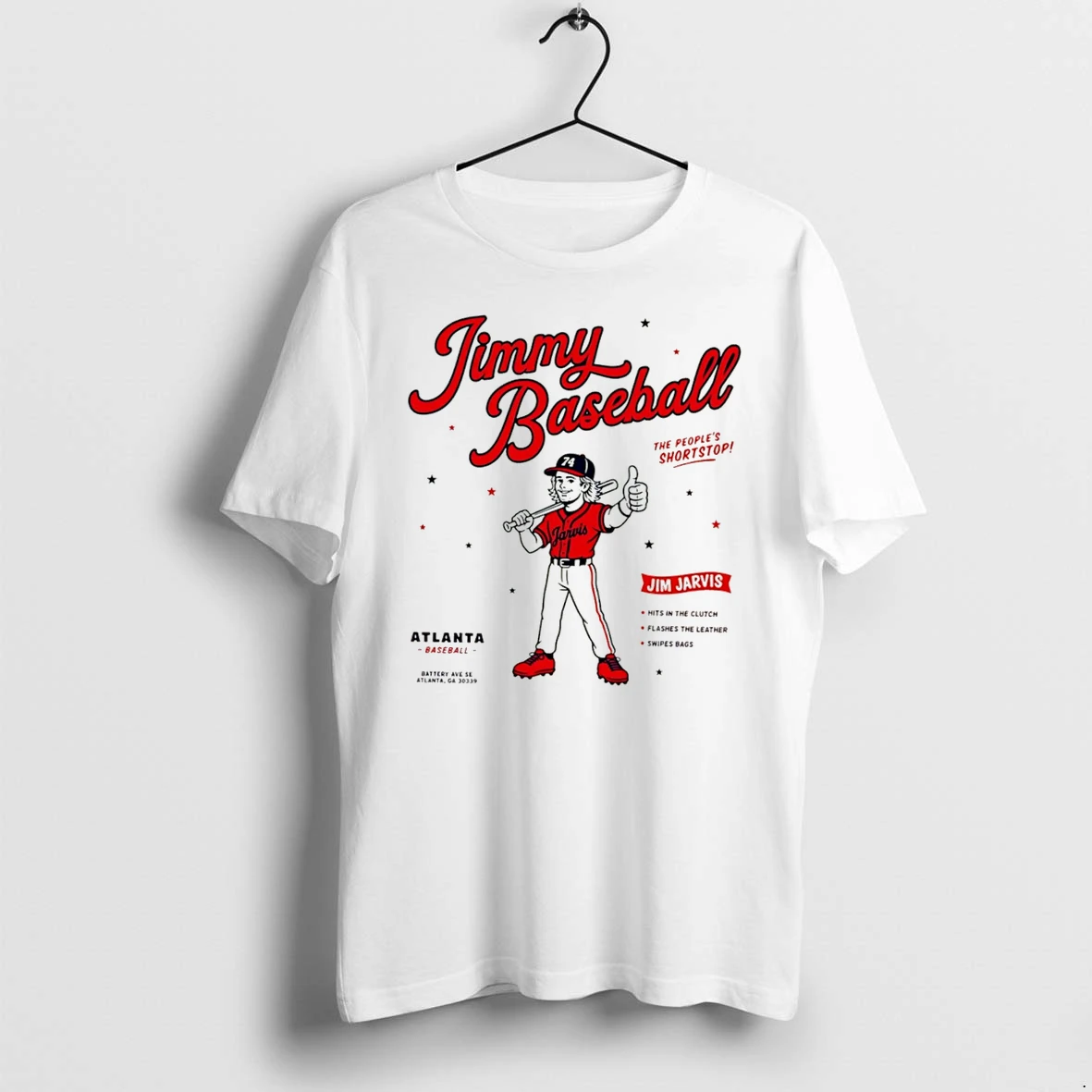 Officials Jimmy Atlanta Baseball The Peoples Shortstop Tee Premium T Shirt Sweatshirt Hoodie