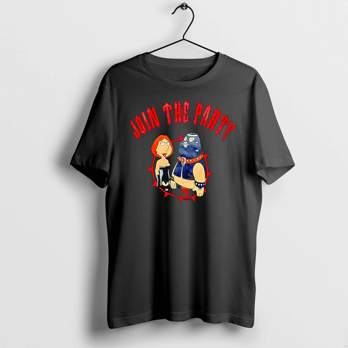 Officials Join The Party Family Guy Lois And Peter In Gimp Suits Premium T Shirt Sweatshirt Hoodie