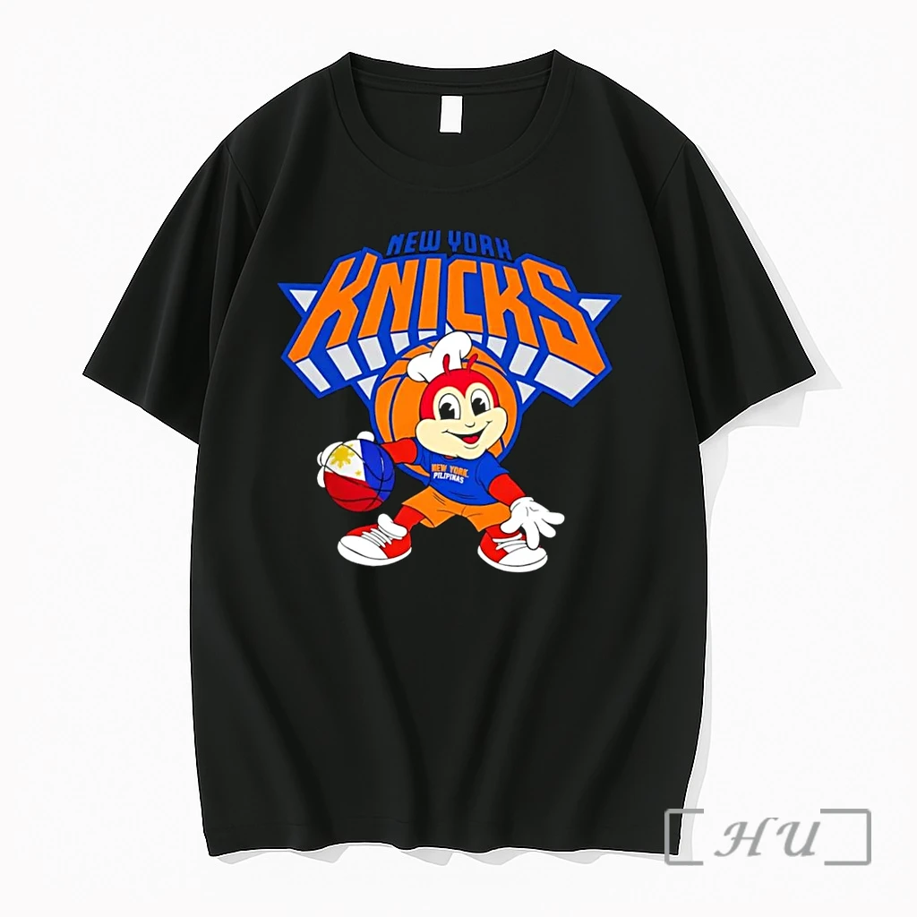Officials Jollibee Playing Basketball New York Pilipinas Knicks Black Premium T Shirts Sweater Hoodie