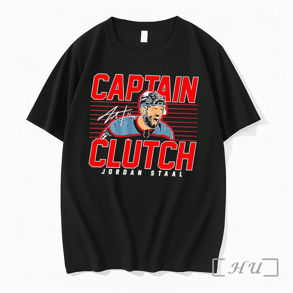 Officials Jordan Staal Carolina Hurricanes Captain Clutch Signature Tee Premium T Shirts Sweater Hoodie