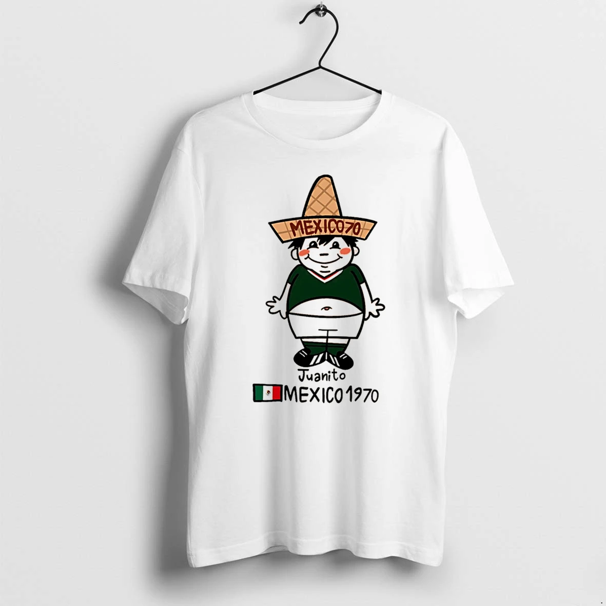 Officials Juanito Mexico 1970 World Cup Mascot Tee Premium T Shirt Sweatshirt Hoodie