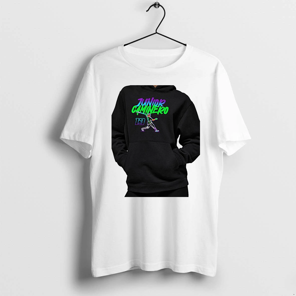 Officials Junior Caminero Tampa Bay Rays 13 Mlb Sport Player Premium T Shirt Sweatshirt Hoodie