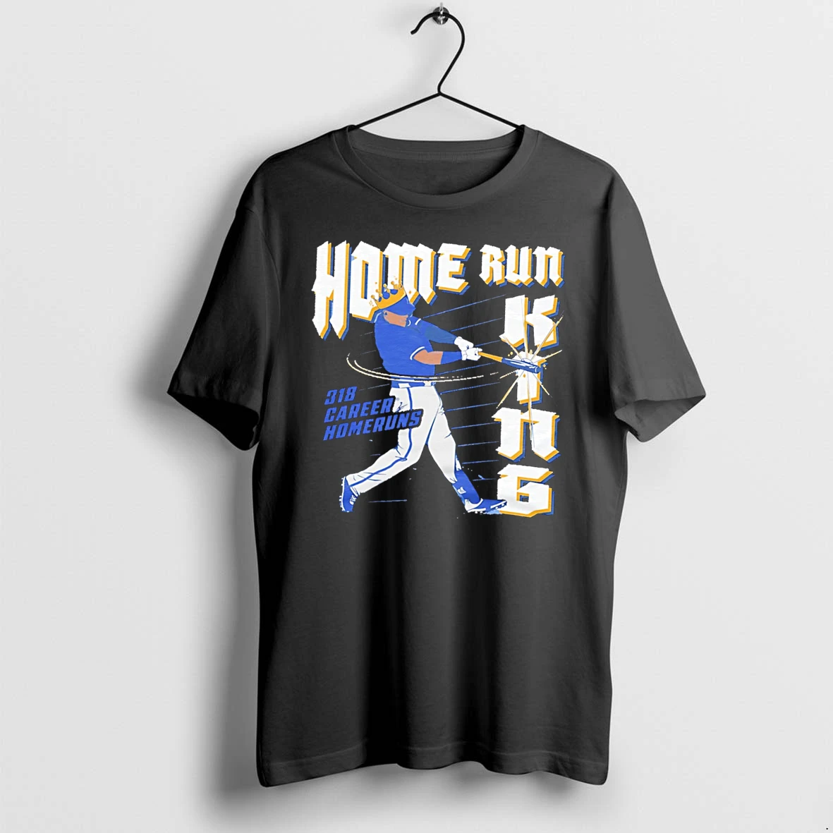 Officials Kansas City Royals Home Run King 318 Career Homeruns Tee Premium T Shirt Sweatshirt Hoodie