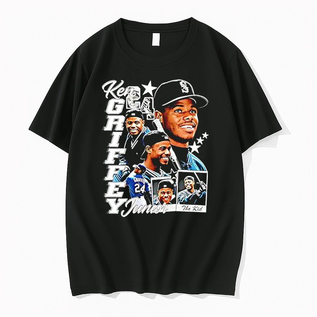 Officials Ken Griffey Junior Seattle Mariners Mlb The Kid Premium T Shirt Sweatshirt Hoodie