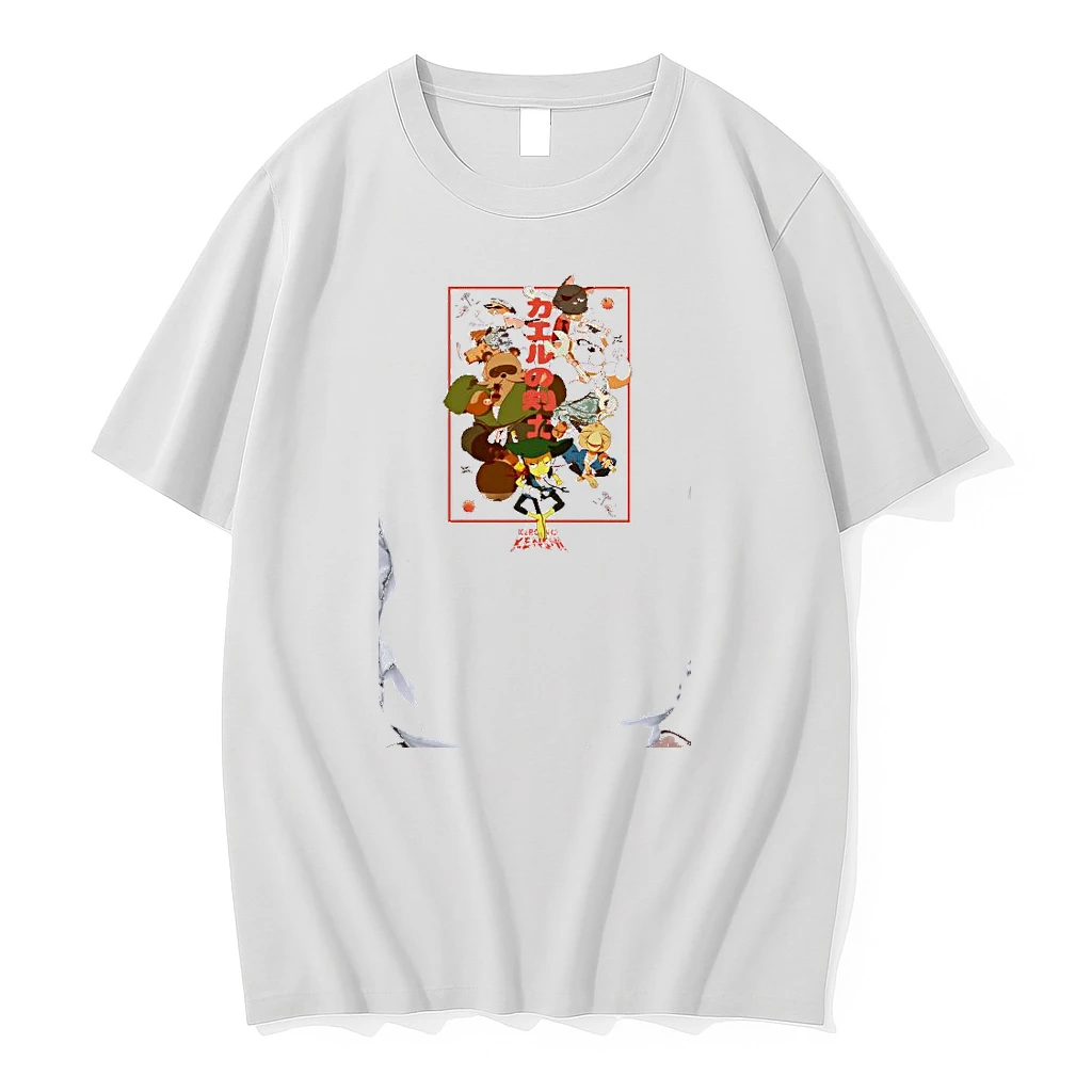 Officials Kero No Kenshi Frog Samurai Characters Anime Manga Japanese Kanji Premium T Shirt Sweatshirt Hoodie