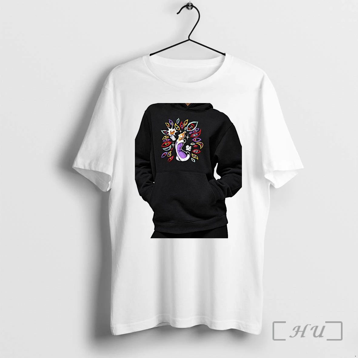 Officials Kinger The Amazing Digital Circus Butterfly Eyes Surreal Character Premium T Shirts Sweater Hoodie