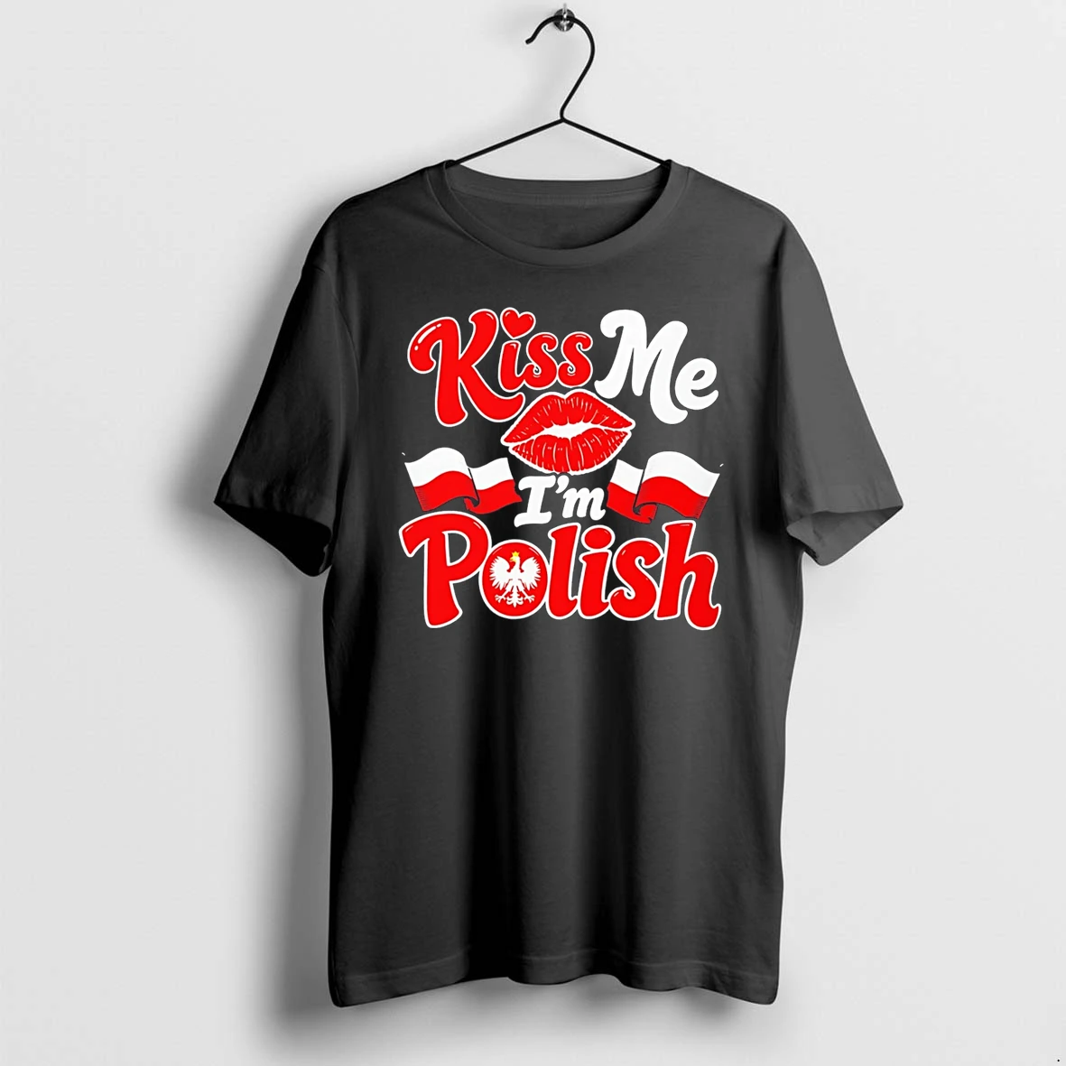 Officials Kiss Me Im Polish With Polish Eagle Emblem Tee Premium T Shirt Sweatshirt Hoodie