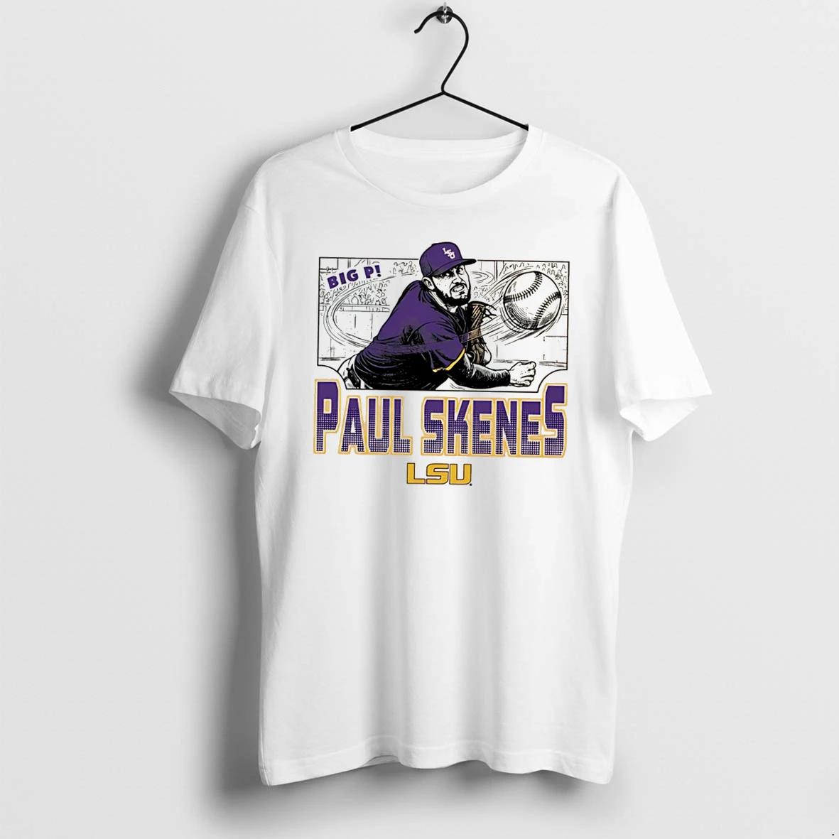 Officials Lsu Tigers Houston Astros Major League Baseball Paul Skenes Comic Style Tee Premium T Shirt Sweatshirt Hoodie
