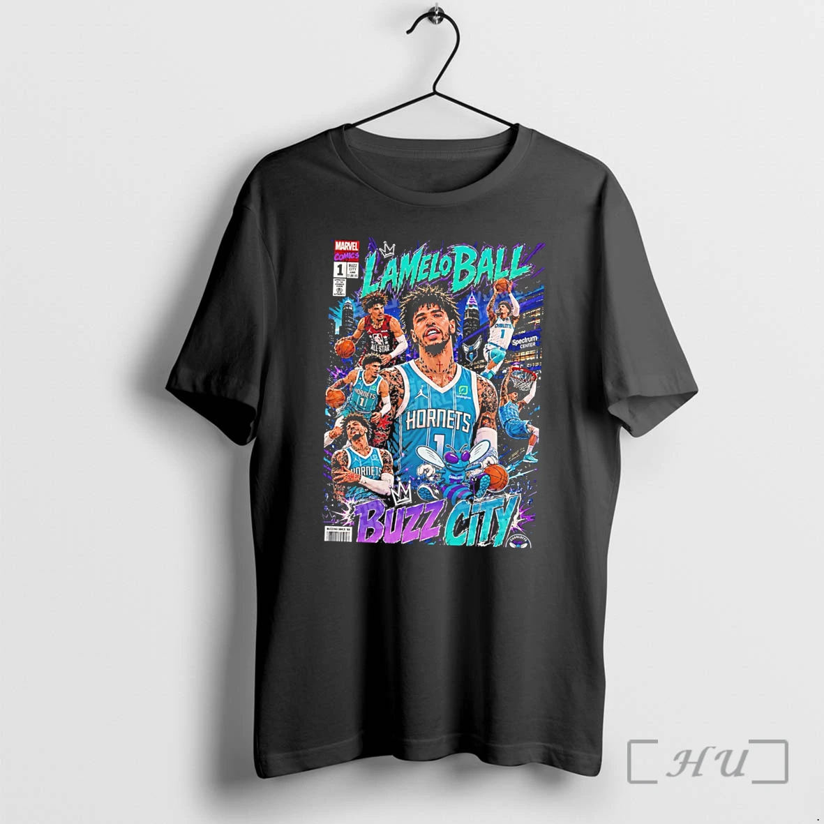 Officials Lamelo Ball Buzz City Comic Book Cover Style Tee Premium T Shirts Sweater Hoodie