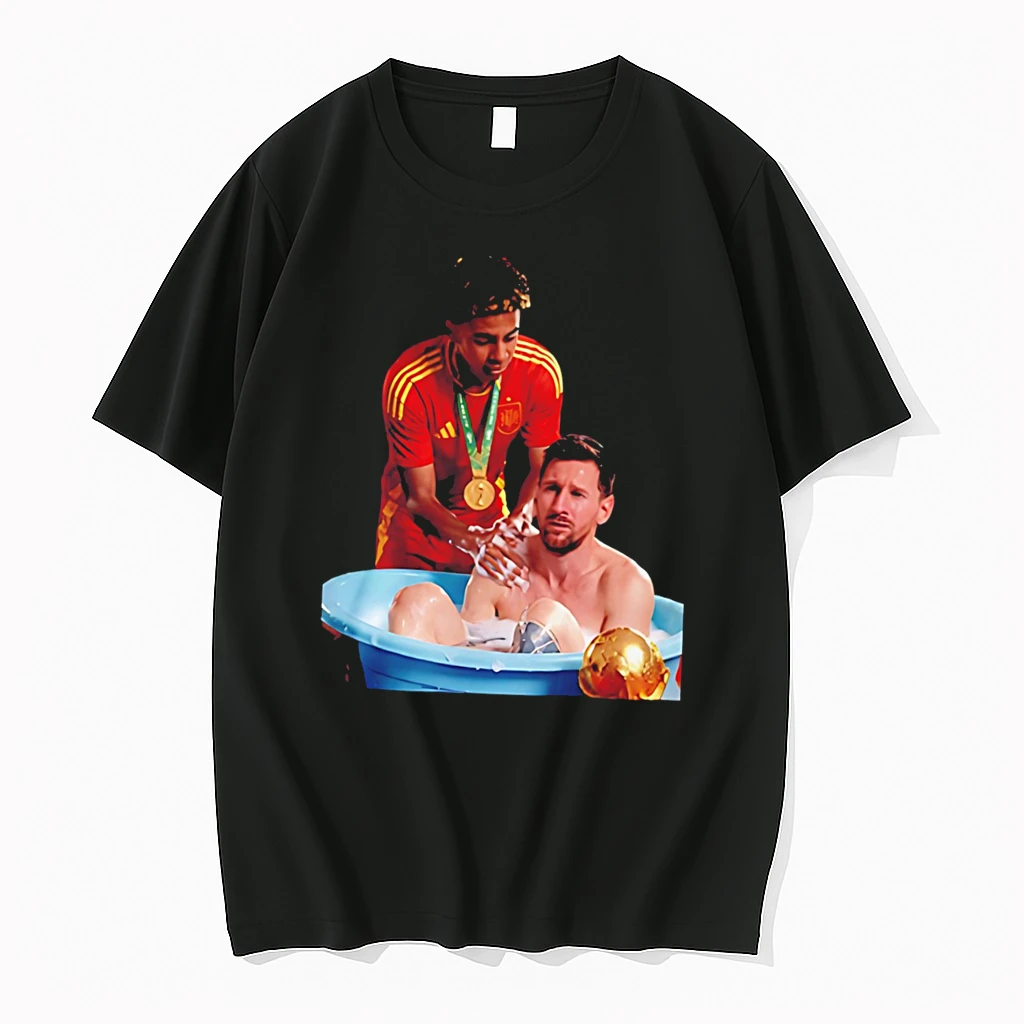 Officials Lamine Yamal Win World Cup 2026 And Messi Cry Tee Premium T Shirt Sweatshirt Hoodie