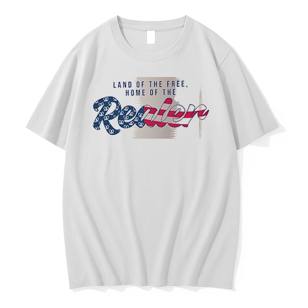 Officials Land Of The Free Home Of The Realer White Premium T Shirt Sweatshirt Hoodie