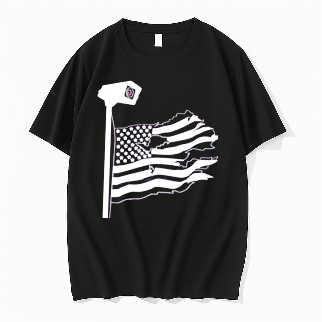 Officials Land Of The Free Surveillance State American Flag Tee Premium T Shirt Sweatshirt Hoodie