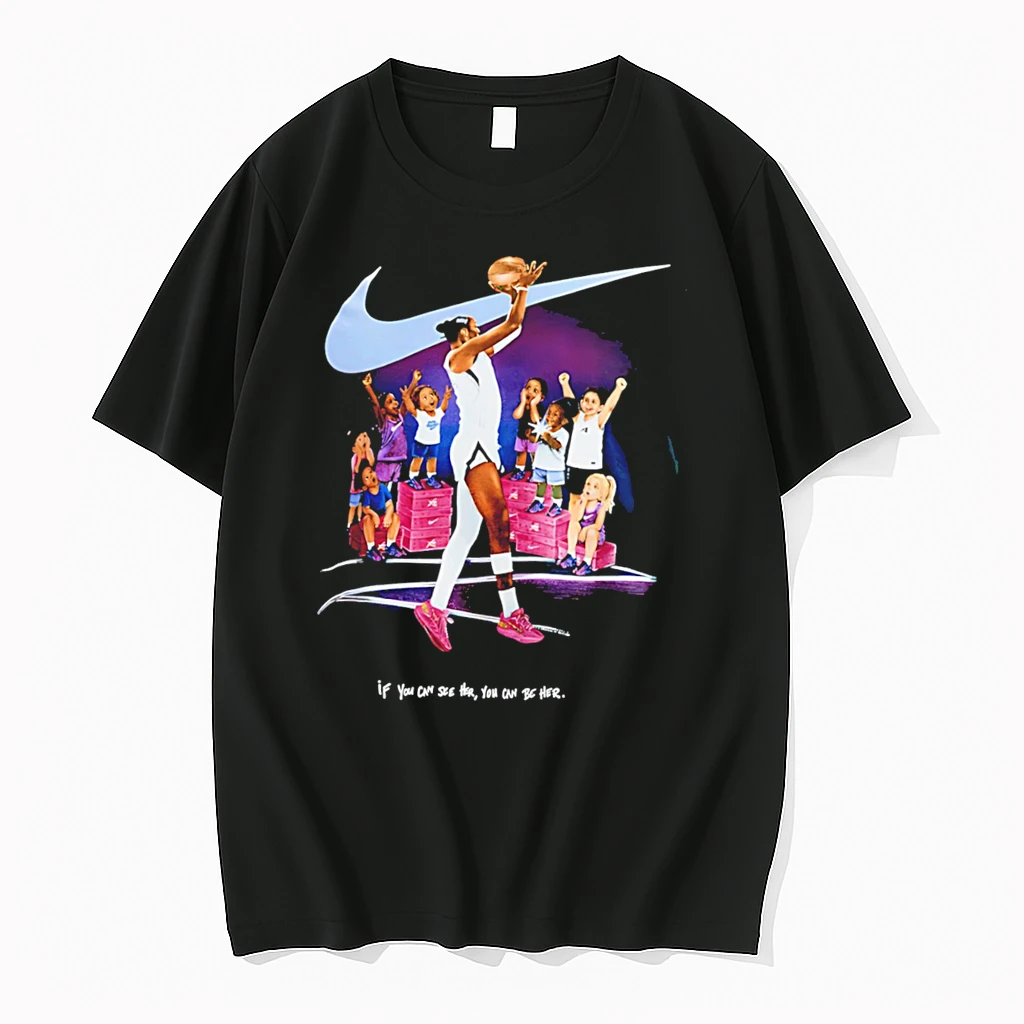 Officials Las Vegas Aces Aja Wilson If You Can See Her You Can Be Her Tee Premium T Shirt Sweatshirt Hoodie