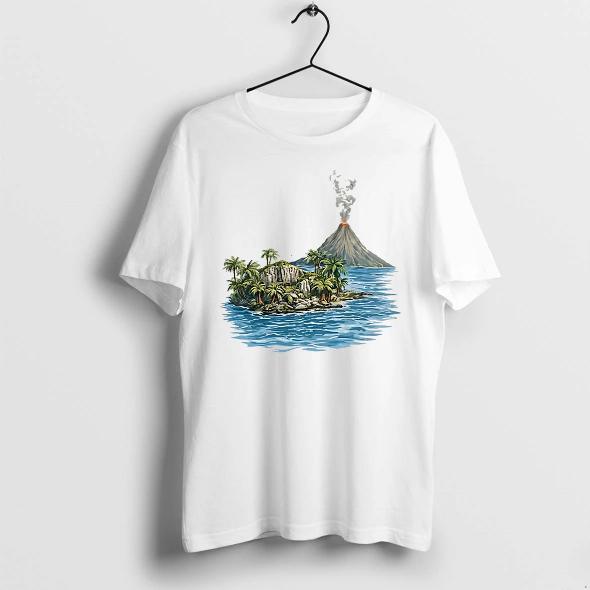 Officials Lava Flow Volcano Tropical Island Tee Premium T Shirt Sweatshirt Hoodie