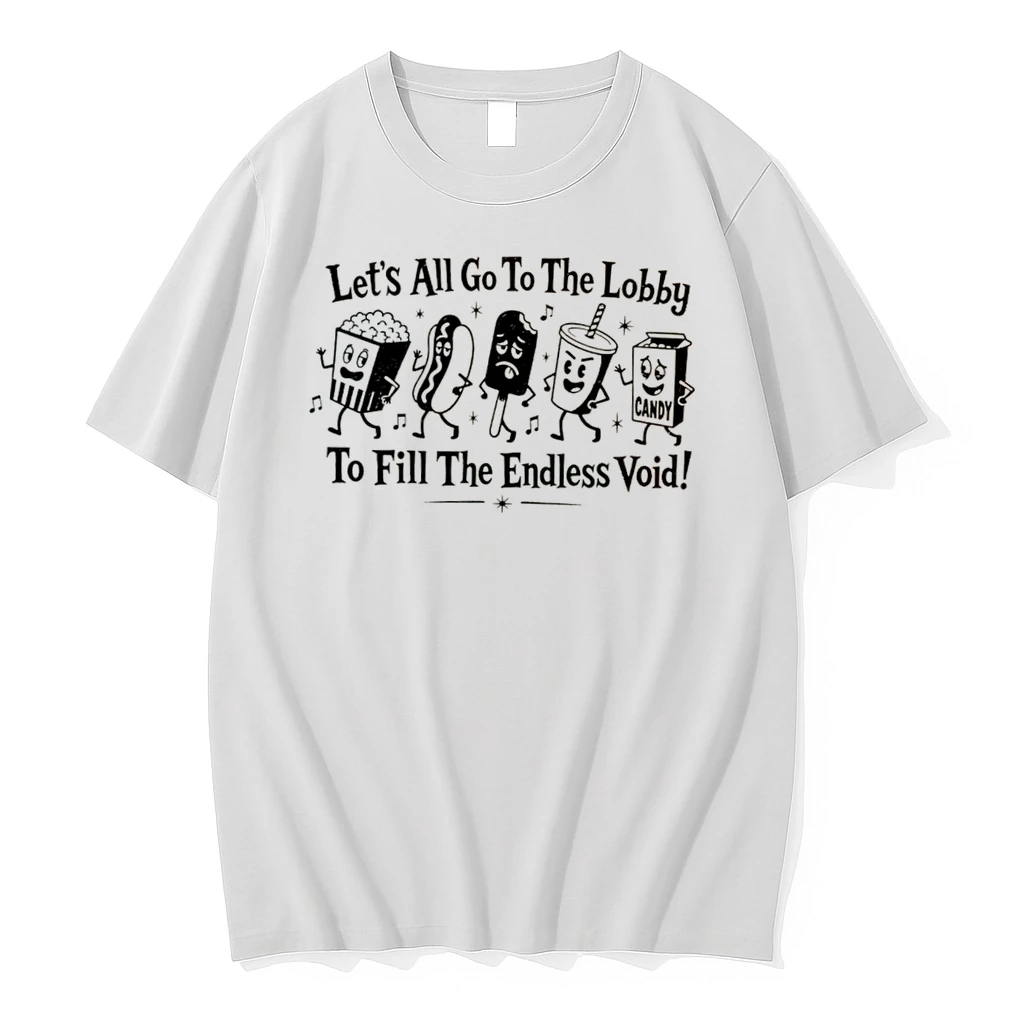 Officials Lets All Go To The Lobby To Fill The Endless Void Retro Tee Premium T Shirt Sweatshirt Hoodie