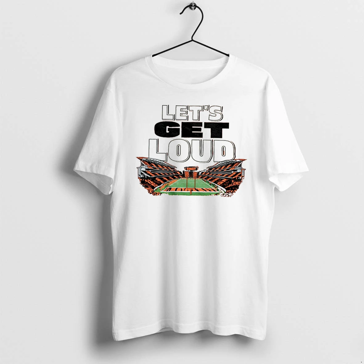 Officials Lets Get Loud Cincinnati Football Stadium Cincy Tee Premium T Shirt Sweatshirt Hoodie
