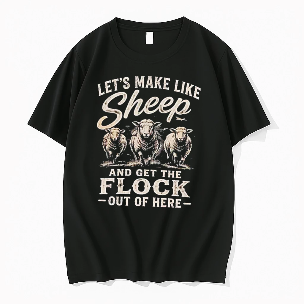 Officials Lets Make Like Sheep And Get The Flock Out Of Here Tee Premium T Shirt Sweatshirt Hoodie