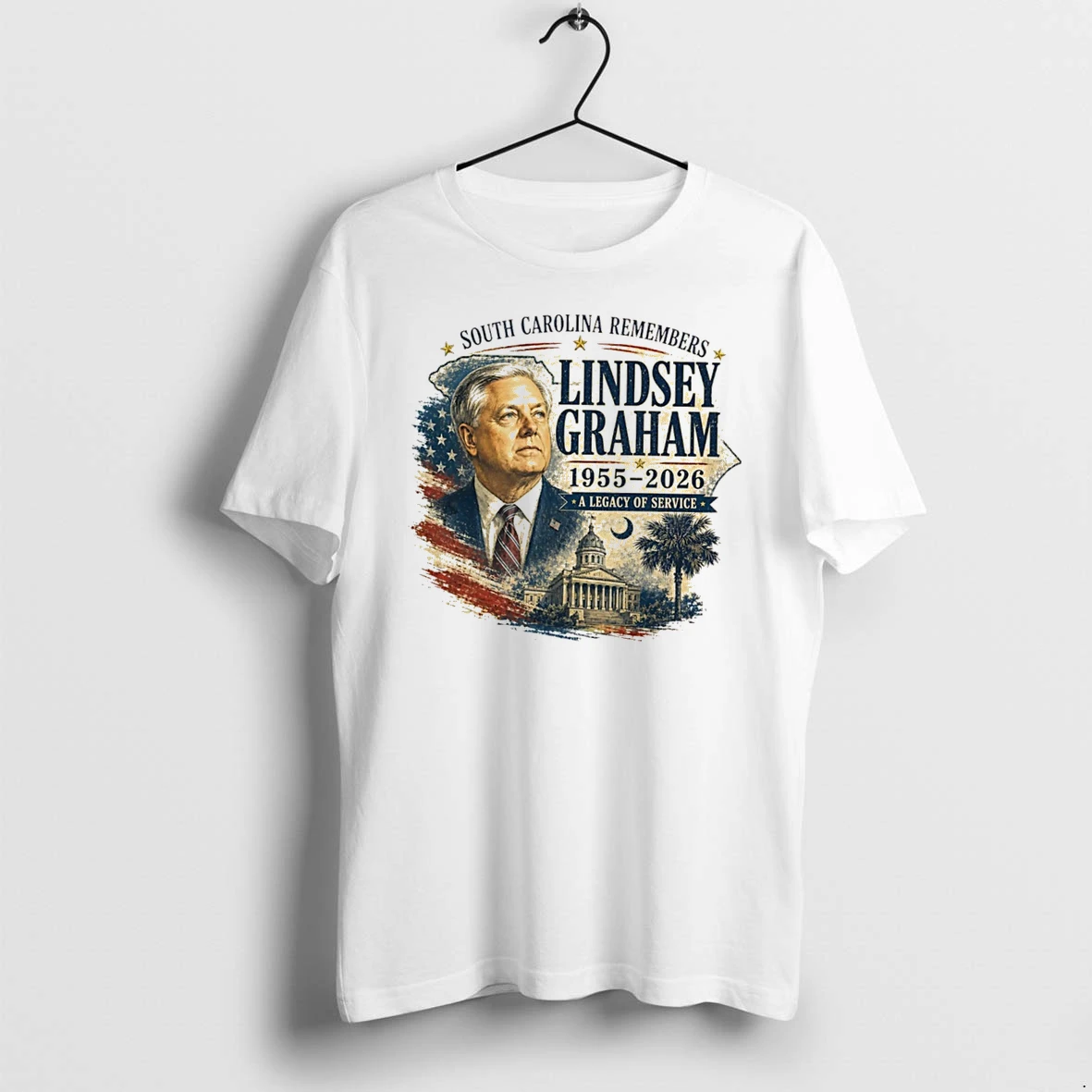 Officials Lindsey Graham South Carolina Remembers 1955 2026 A Legacy Of Service Tee Premium T Shirt Sweatshirt Hoodie