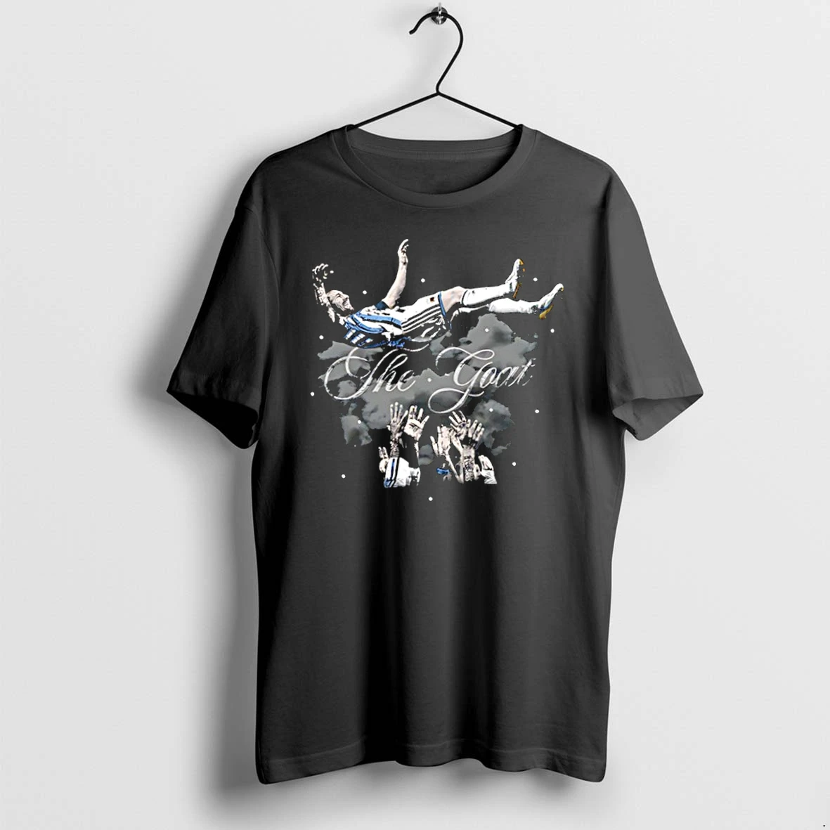 Officials Lionel Messi Argentina National Team World Cup Champions The Goat Premium T Shirt Sweatshirt Hoodie