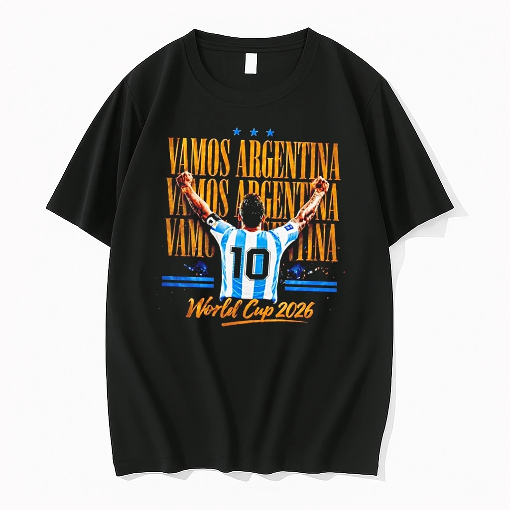 Officials Lionel Messi Argentina No 10 Vamos Argentina World Cup 2026 Tee Premium T Shirt Sweatshirt Hoodie