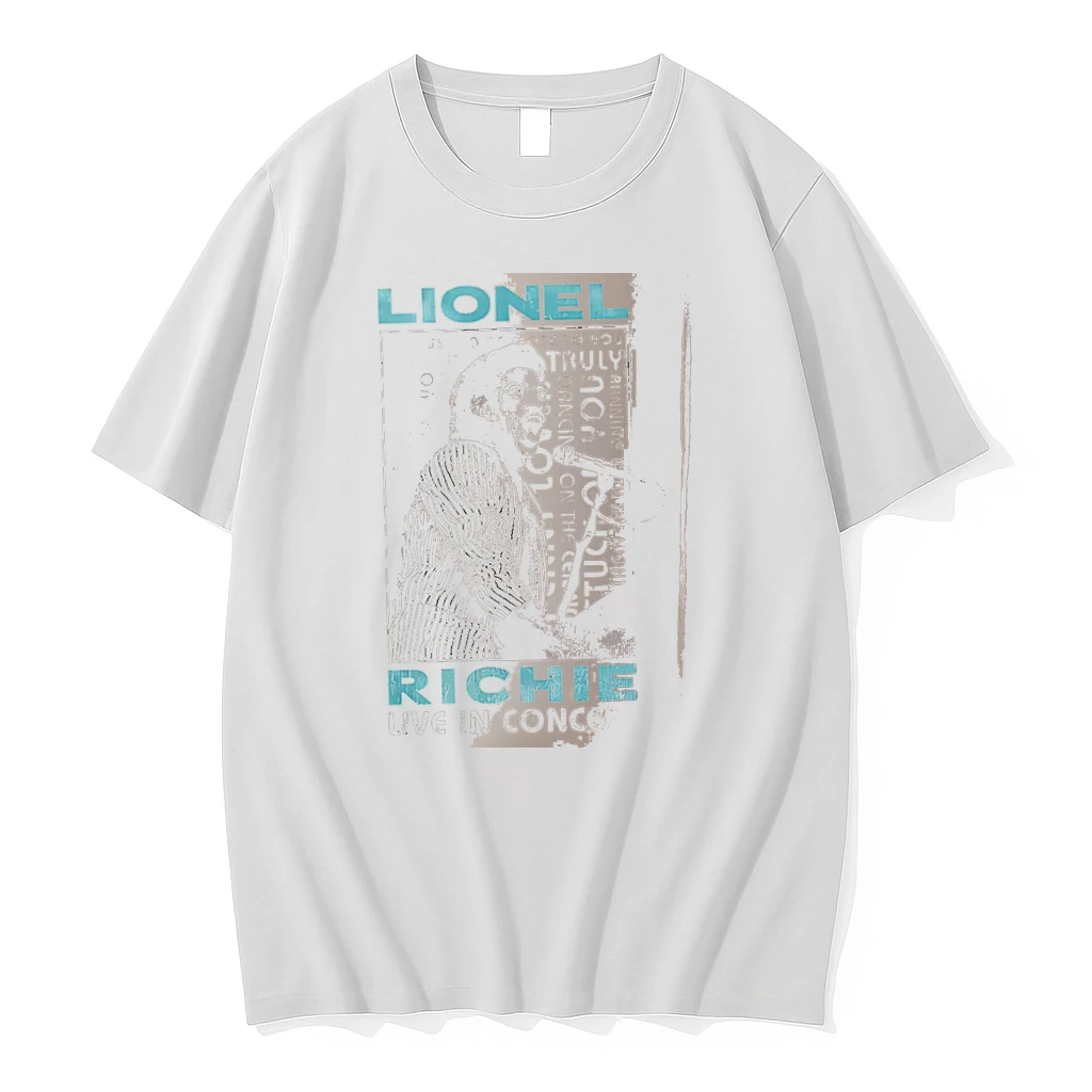 Officials Lionel Richie Live In Concert White Premium T Shirt Sweatshirt Hoodie