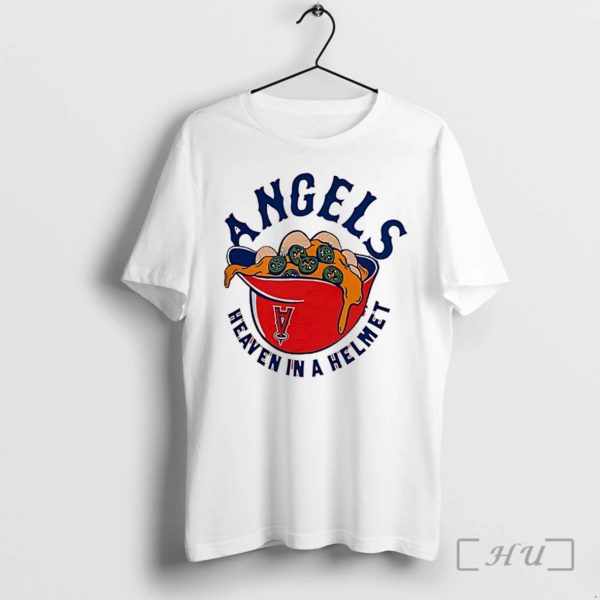 Officials Los Angeles Angels Heaven In A Helmet Food Tee Premium T Shirts Sweater Hoodie