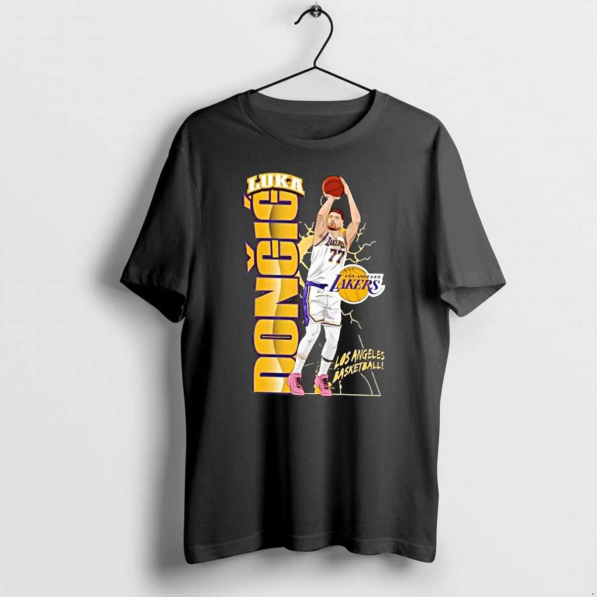 Officials Los Angeles Lakers Luka Doncic Outerstuff Height Premium T Shirt Sweatshirt Hoodie