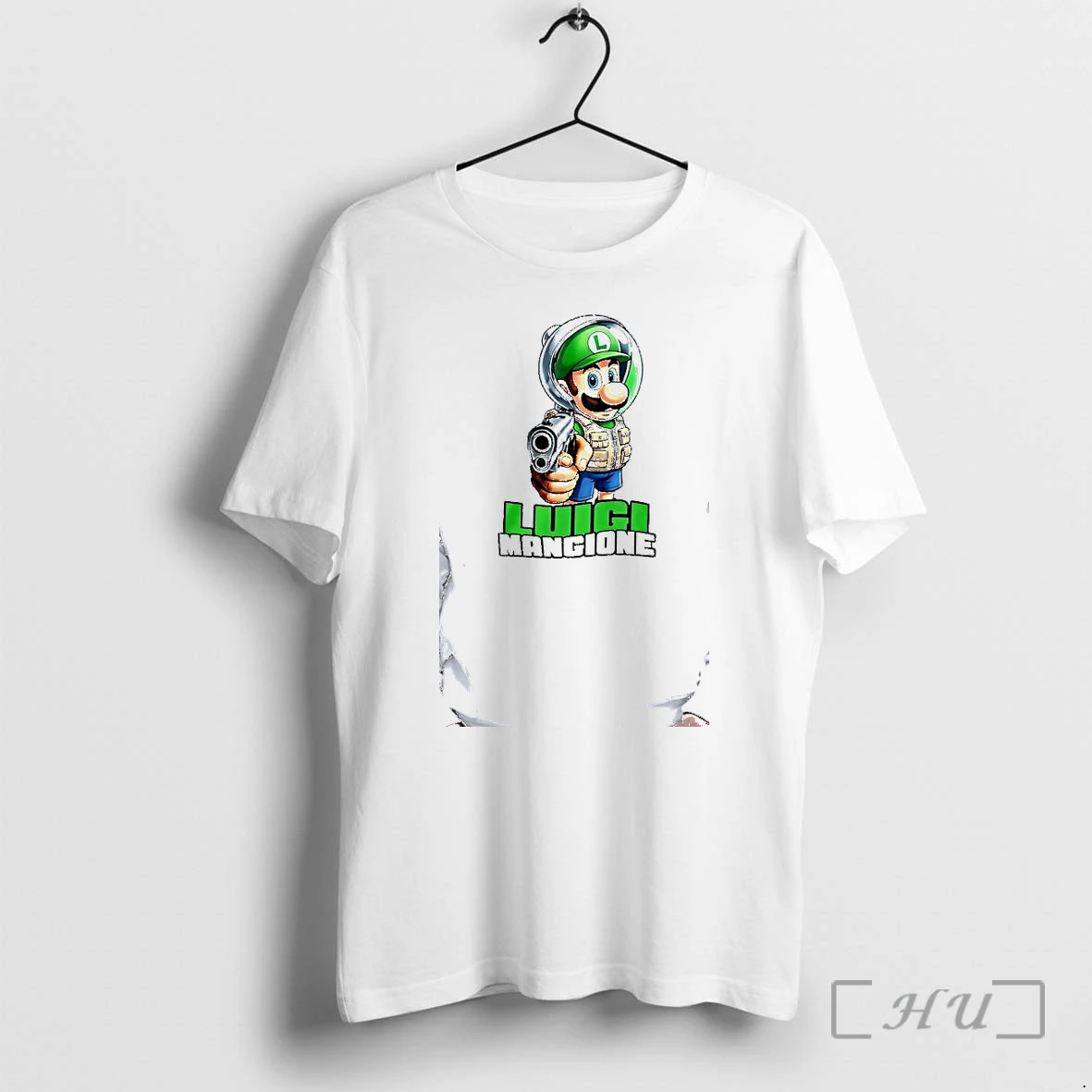 Officials Luigi Mangione With Gun Premium T Shirts Sweater Hoodie