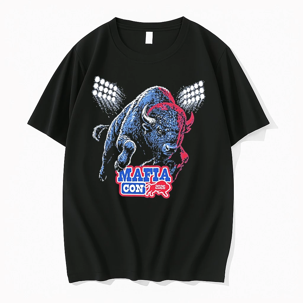Officials Mafia Con 2026 Buffalo Bills Inspired Bison Tee Premium T Shirt Sweatshirt Hoodie