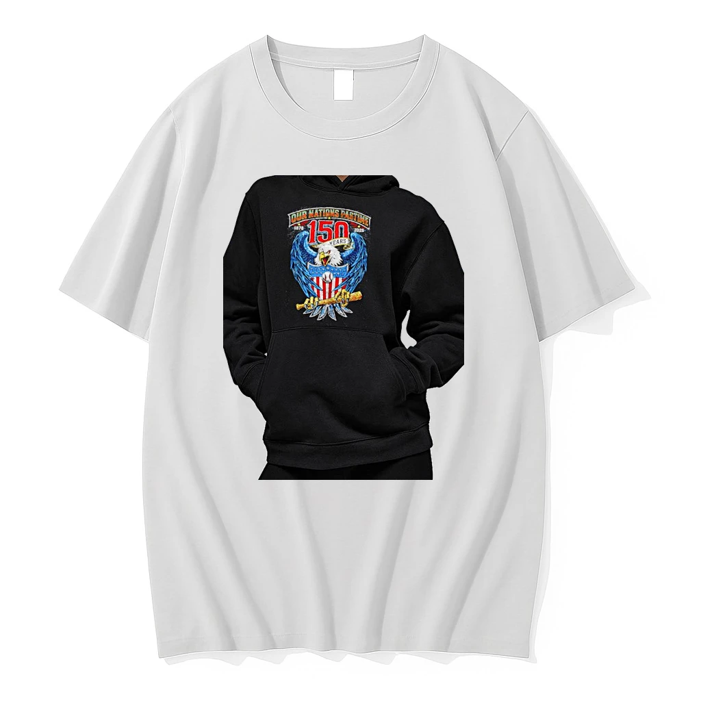 Officials Major League Baseball 150 Years Our Nations Pastime 1876 2026 American Eagle Premium T Shirt Sweatshirt Hoodie