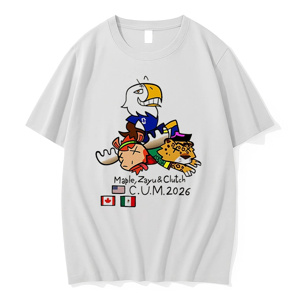 Officials Maple Zayu And Clutch World Cup Cum 2026 World Cup Mascots Tee Premium T Shirt Sweatshirt Hoodie