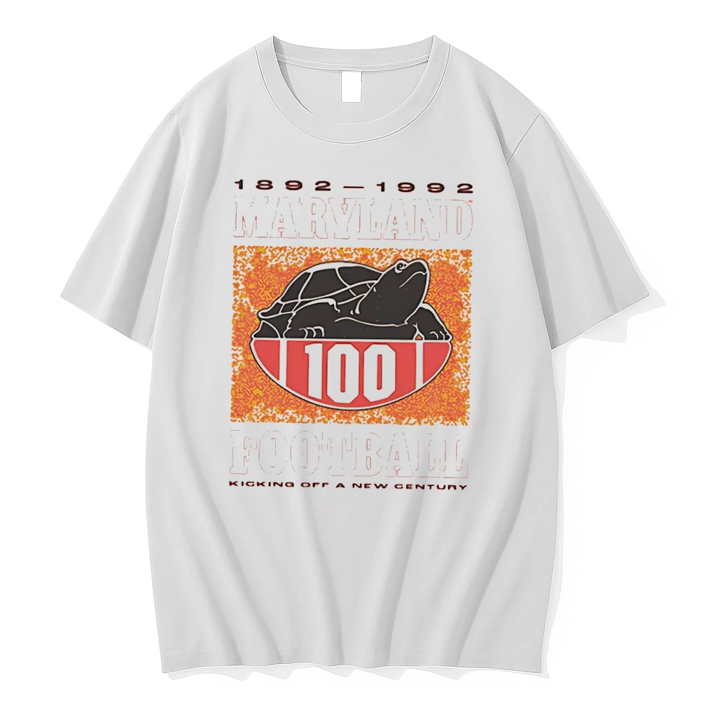 Officials Maryland Football 1892 1992 Kicking Off A New Century Centennial Tee Premium T Shirt Sweatshirt Hoodie