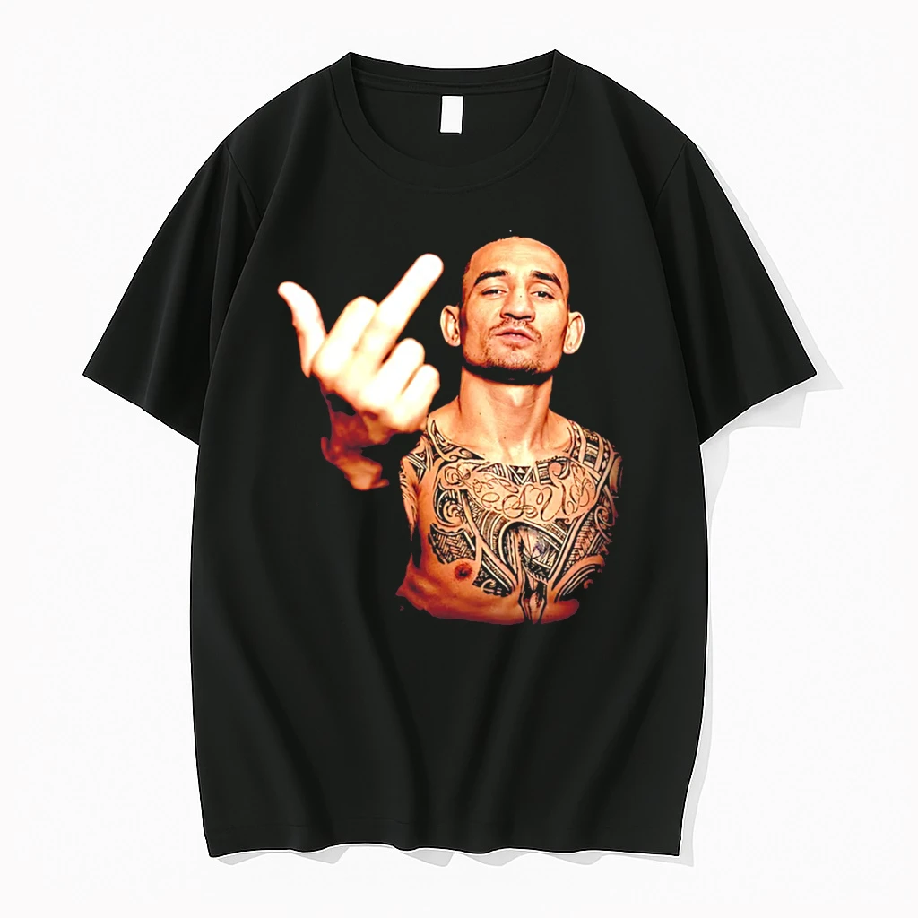 Officials Max Holloway Ufc Middle Finger Graphic Tee Premium T Shirt Sweatshirt Hoodie