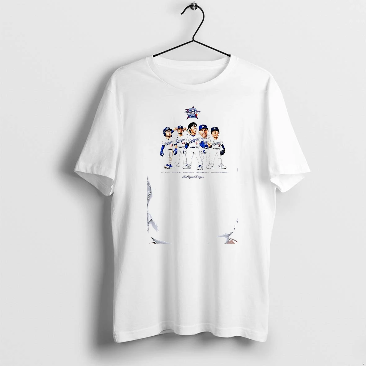 Officials Max Muncy Andy Pages Shohei Ohtani Freddie Freeman Yoshinobu Yamamoto Dodgers Premium T Shirt Sweatshirt Hoodie
