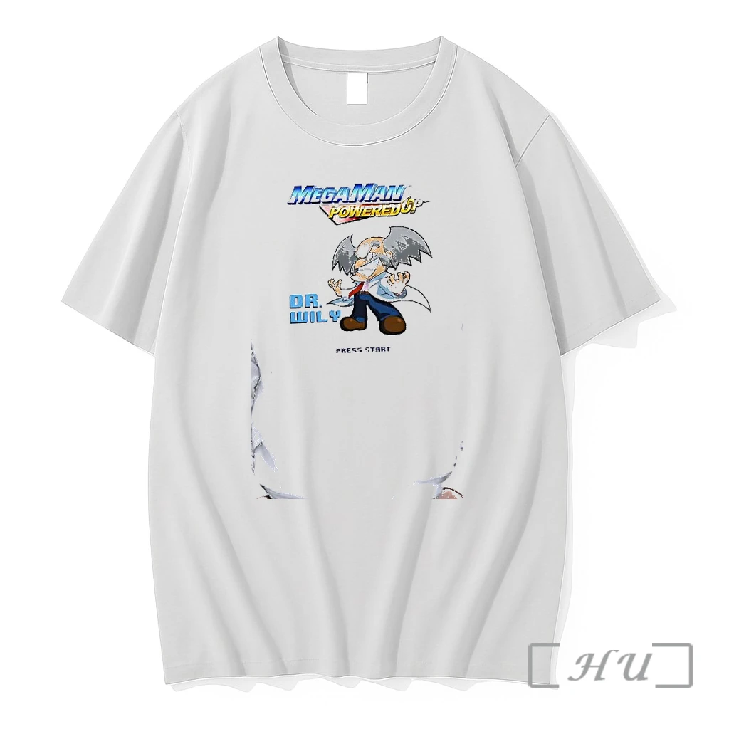 Officials Mega Man Powered Up Dr Wily Premium T Shirts Sweater Hoodie