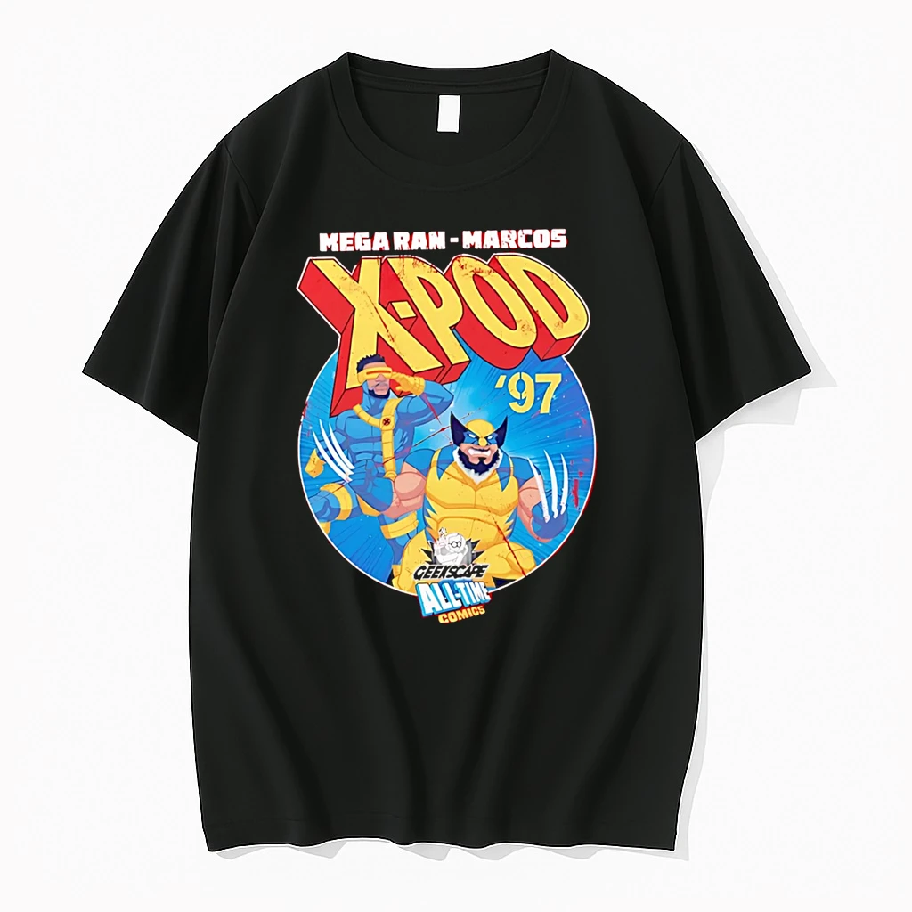 Officials Mega Ran Marcos X Pod 97 Geekscape All Time Comics X Men Premium T Shirt Sweatshirt Hoodie