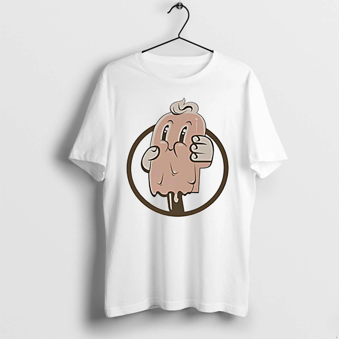 Officials Melting Popsicle Character Mascot Cartoon Premium T Shirt Sweatshirt Hoodie
