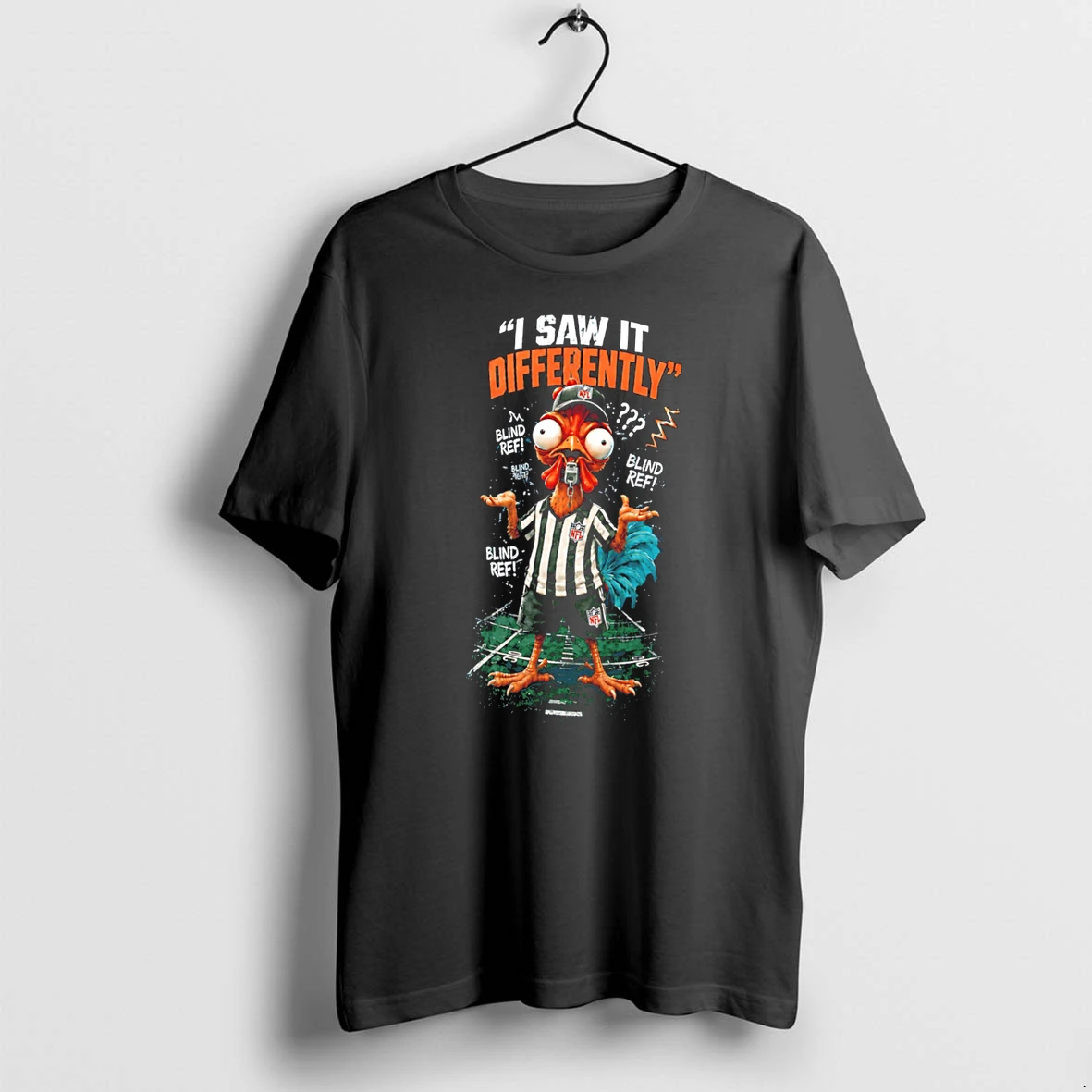 Officials Miami Dolphins Blind Referee I Saw It Differently Blind Ref Tee Premium T Shirt Sweatshirt Hoodie