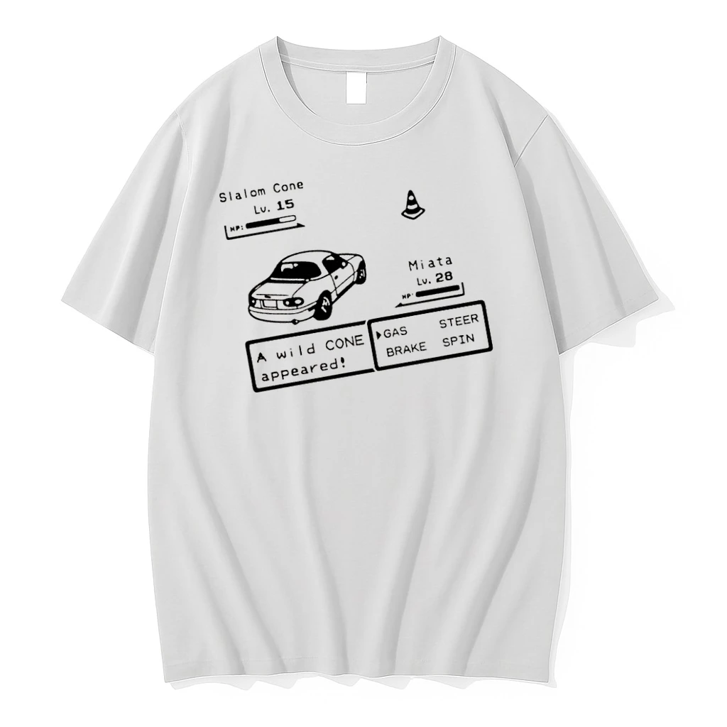 Officials Miata Mazda Na Pokemon Slalom Cone A Wild Cone Appeared Gas Steer Brake Spin Premium T Shirt Sweatshirt Hoodie