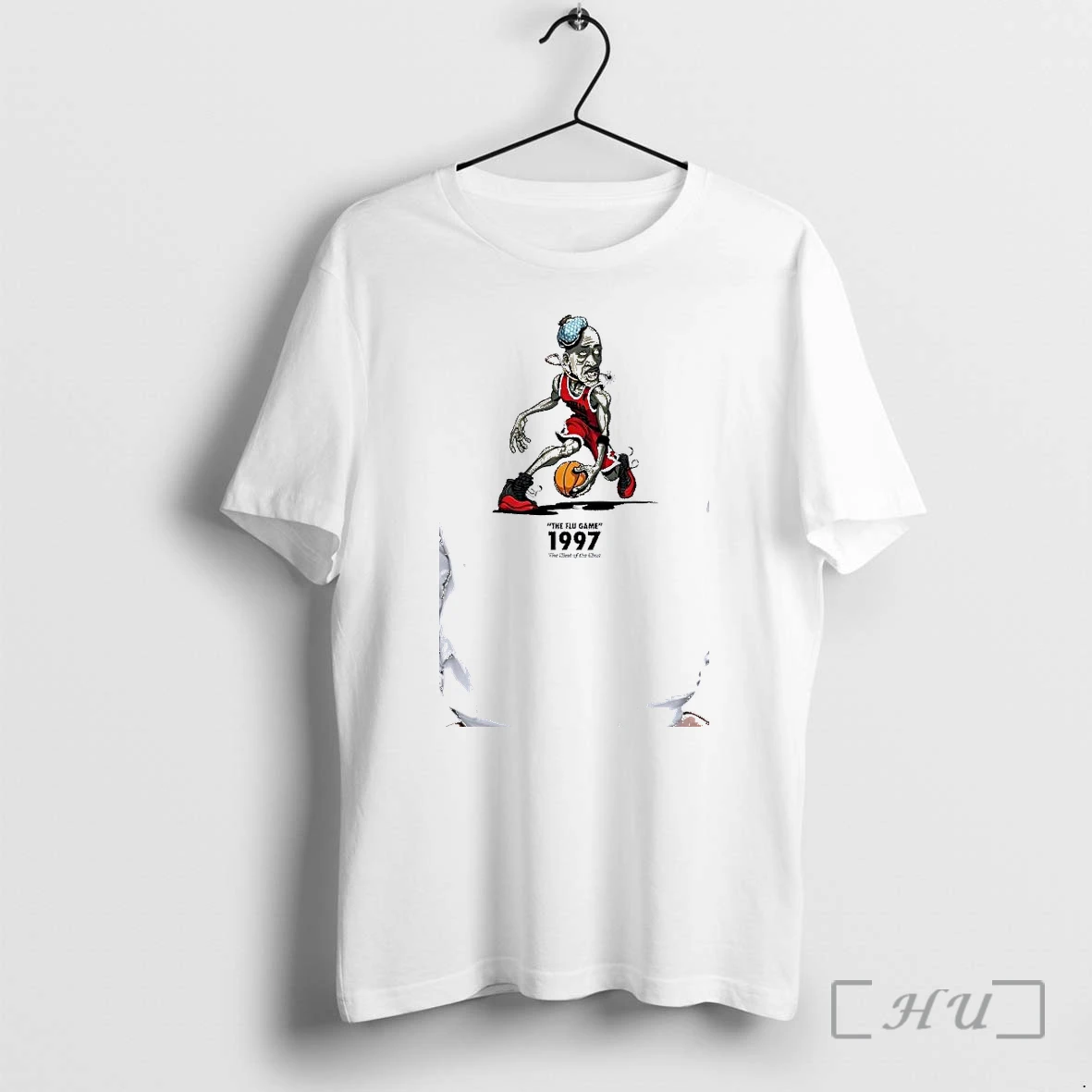 Officials Michael Jordan Chicago Bulls 1997 The Flu Game Nba The Flu Game 1997 The Illest Premium T Shirts Sweater Hoodie