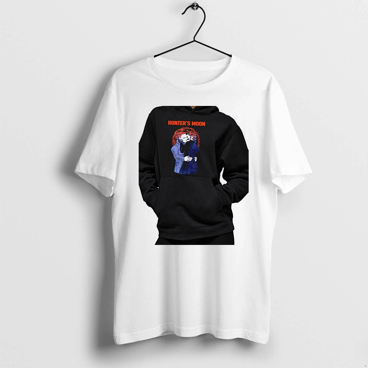 Officials Michael Myers Ghost Hunter S Moon Premium T Shirt Sweatshirt Hoodie