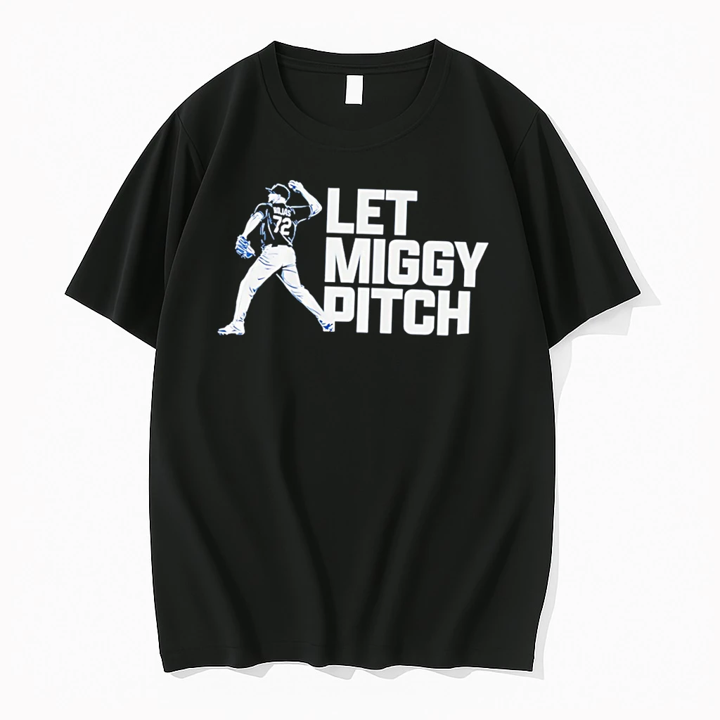Officials Miguel Rojas Let Miggy Pitch Los Angeles Dodgers Tee Premium T Shirt Sweatshirt Hoodie