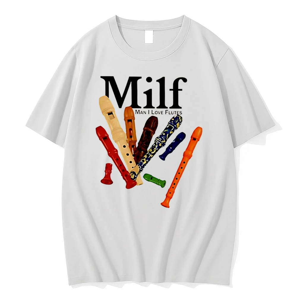 Officials Milf Man I Love Flutes Flute Musical Instrument Tee Premium T Shirt Sweatshirt Hoodie